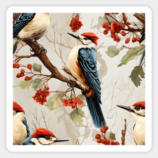 North American Birds - Woodpecker Sticker